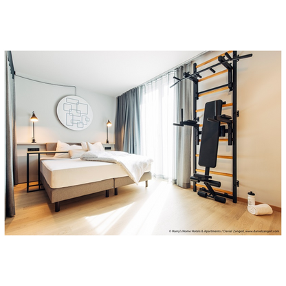 BenchK 733B Wall Bars for Home Gym and Personal Studio