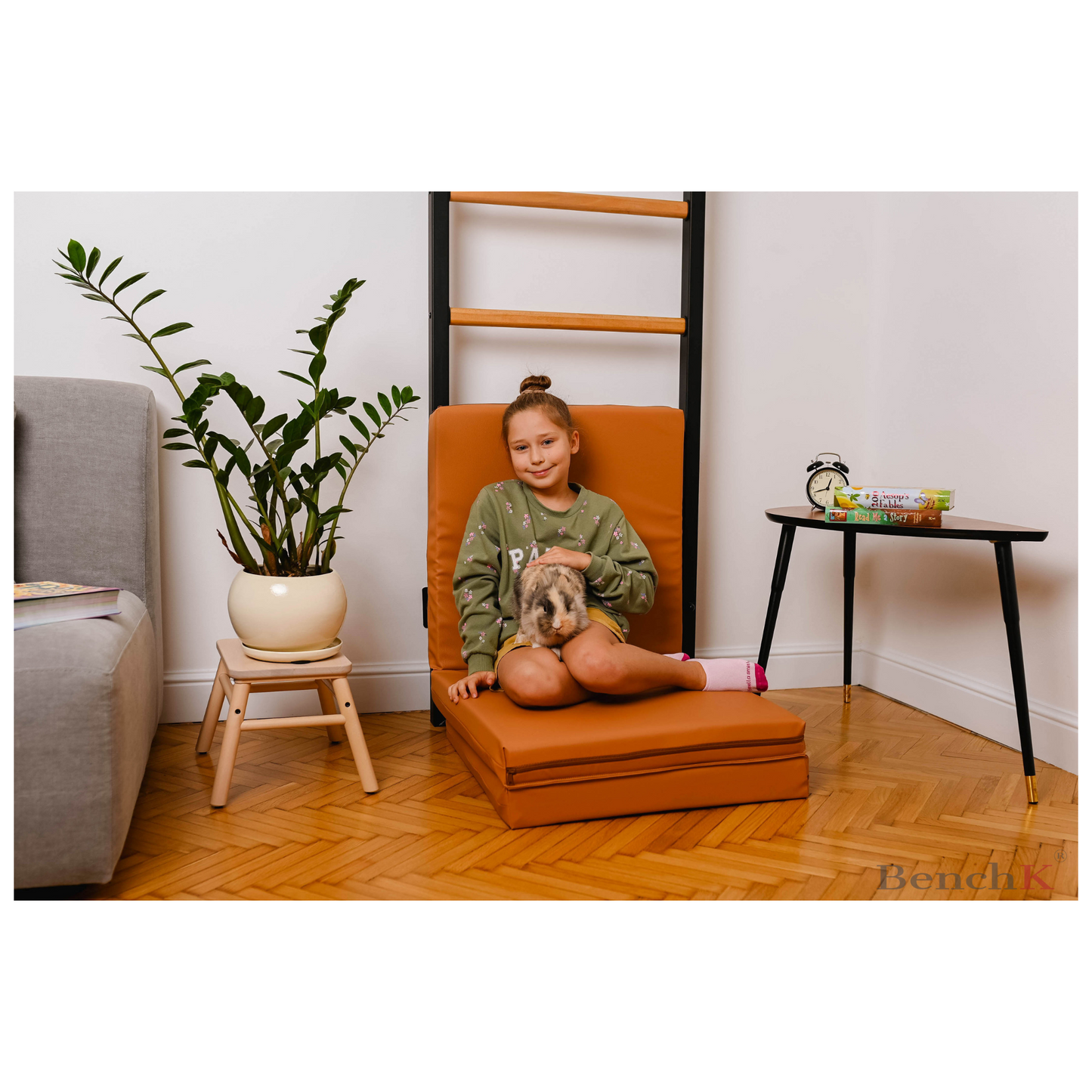 BenchK Gymnastics Mat Brown