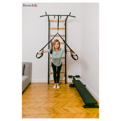 BenchK PB2B Steel Pull-Up Bar Black