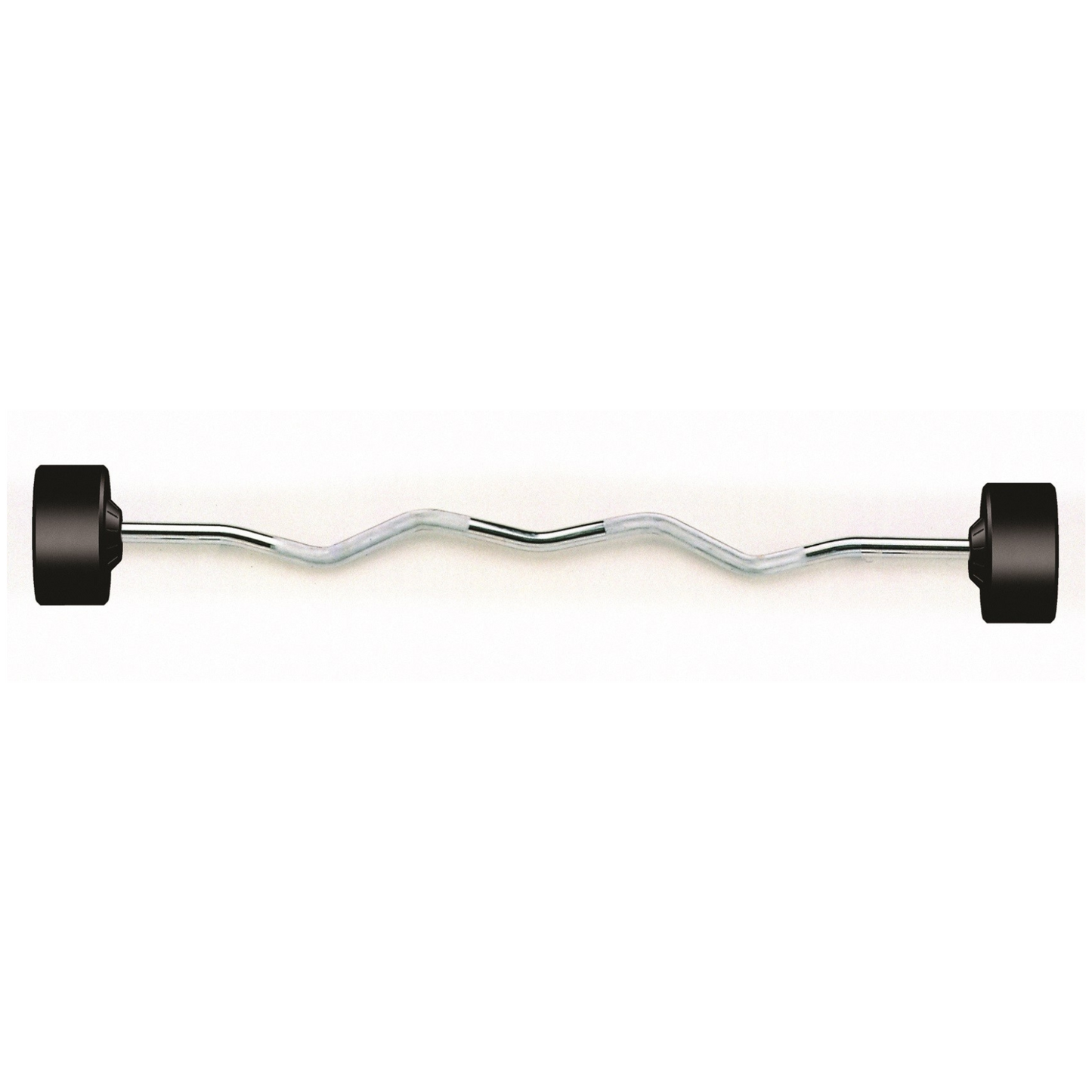 York Barbell Rubber Fixed Pro Curl Barbell