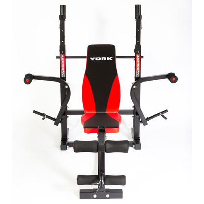 York Aspire 220 Folding Bench with Arm Curl, Leg Curl & Butterfly
