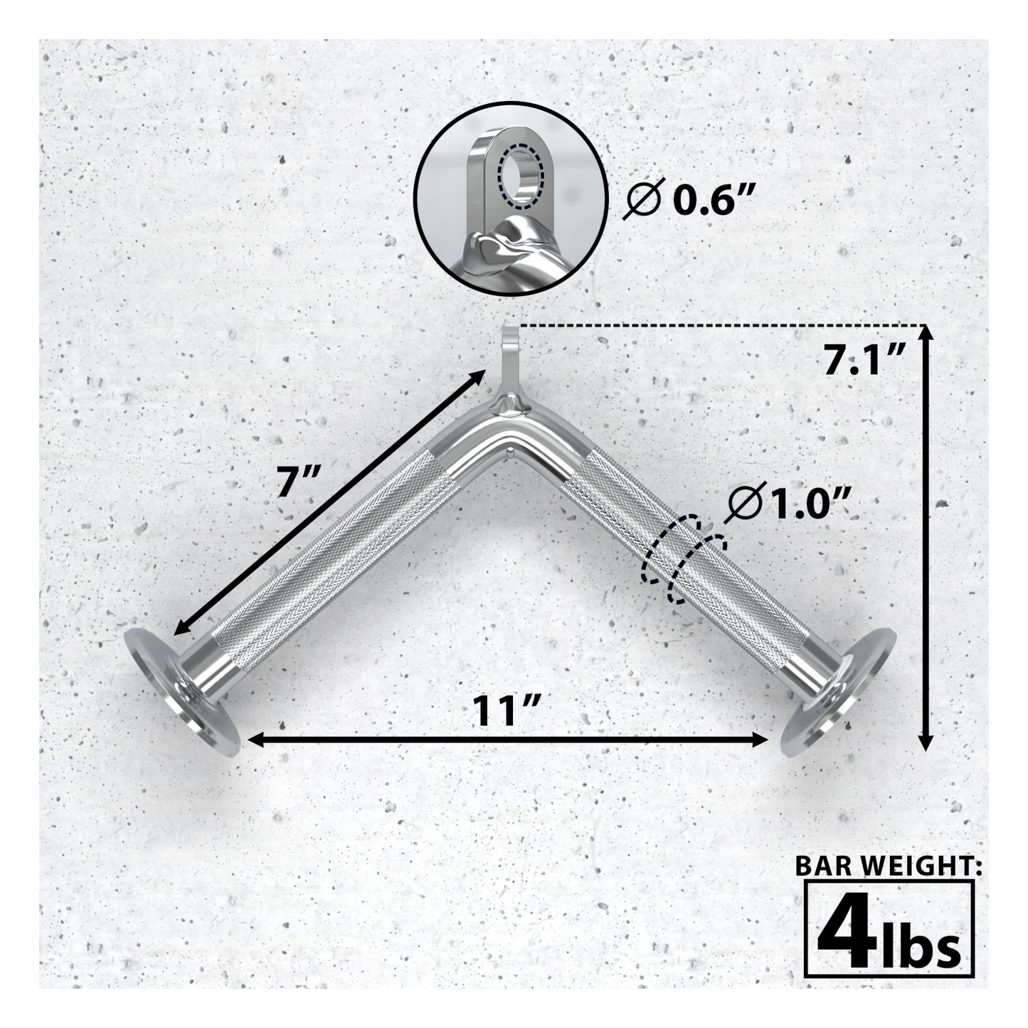 Synergee V-Shaped Bar Cable Attachment