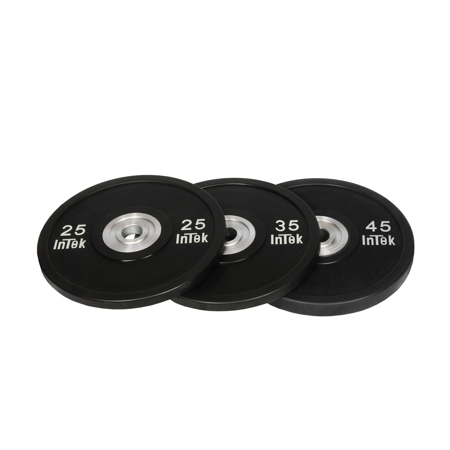 Intek Strength Armor Series Urethane Black Bumper Plates