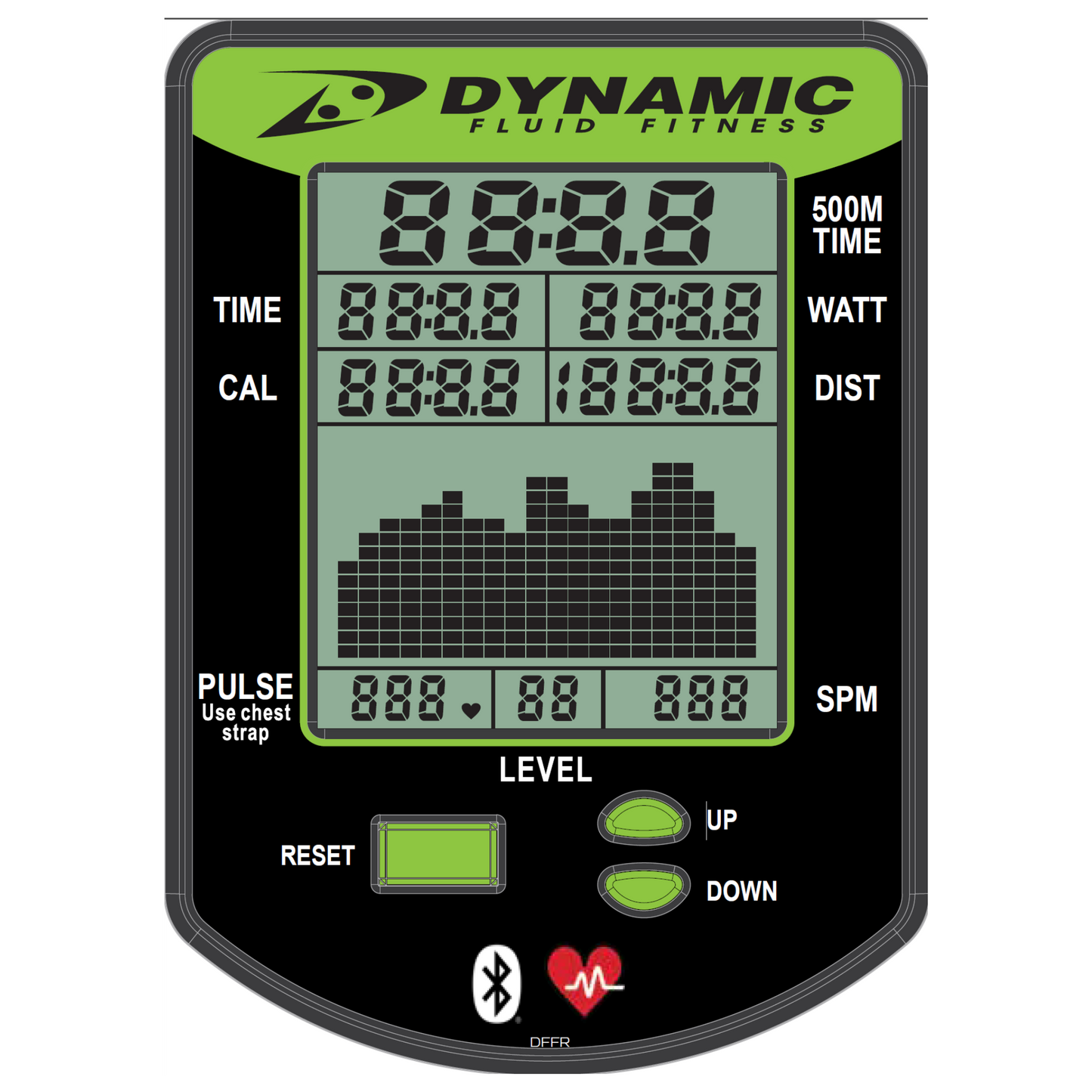 Dynamic Fluid Fitness S680 Timber Rower