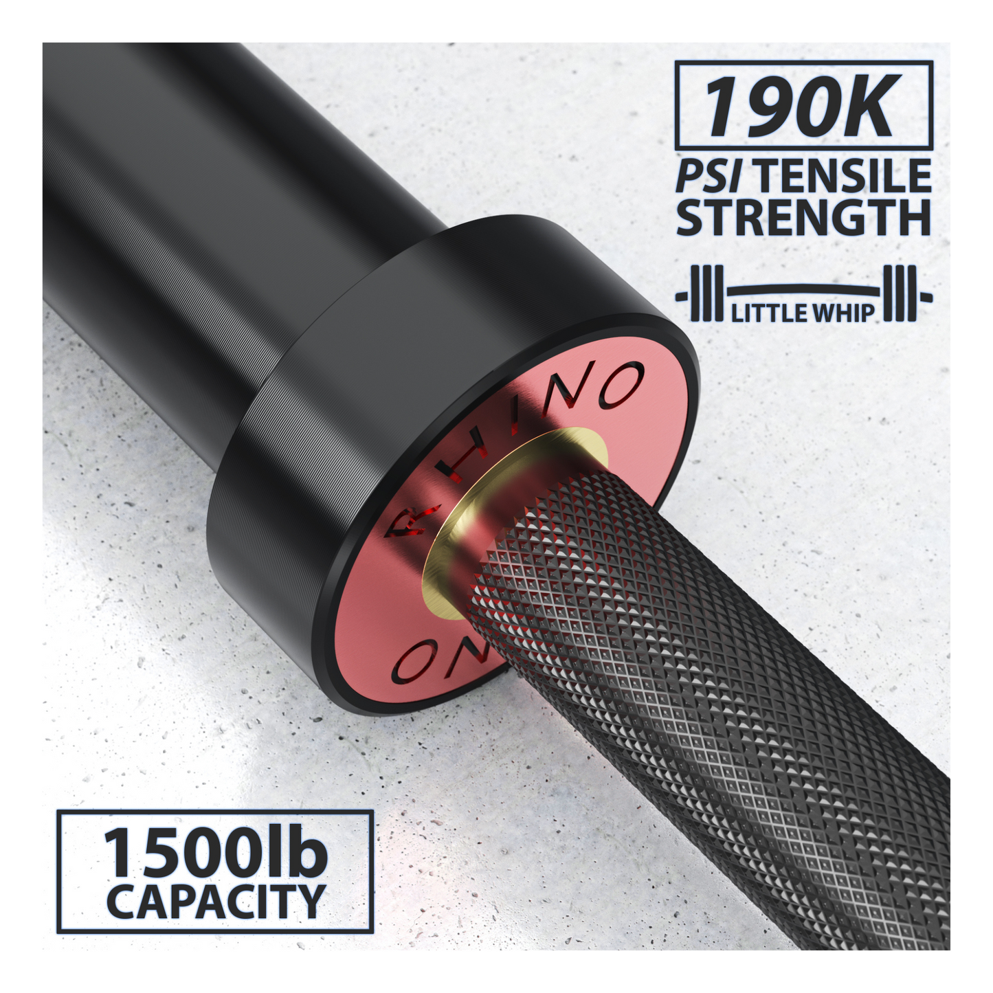 Synergee Rhino Powerlifting Barbell