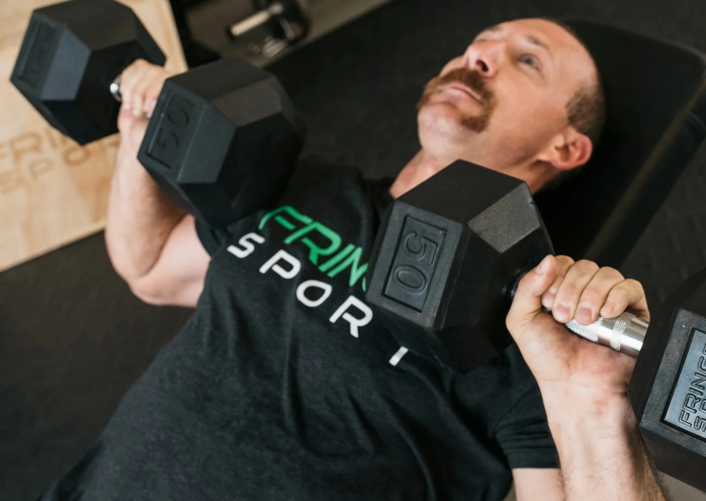 Fringe Sport Rubber Hex Dumbbell Pairs