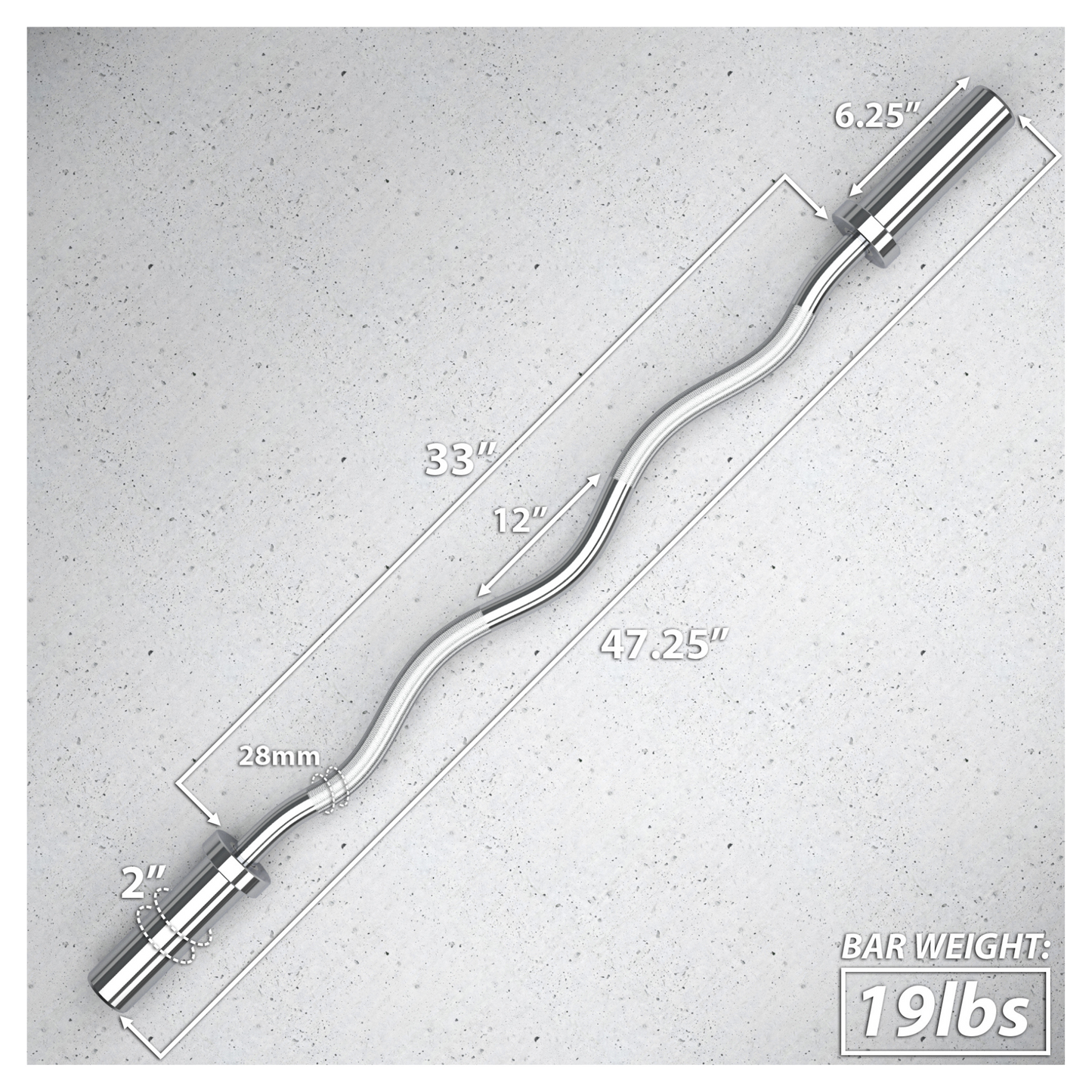 Synergee EZ Curl Bar
