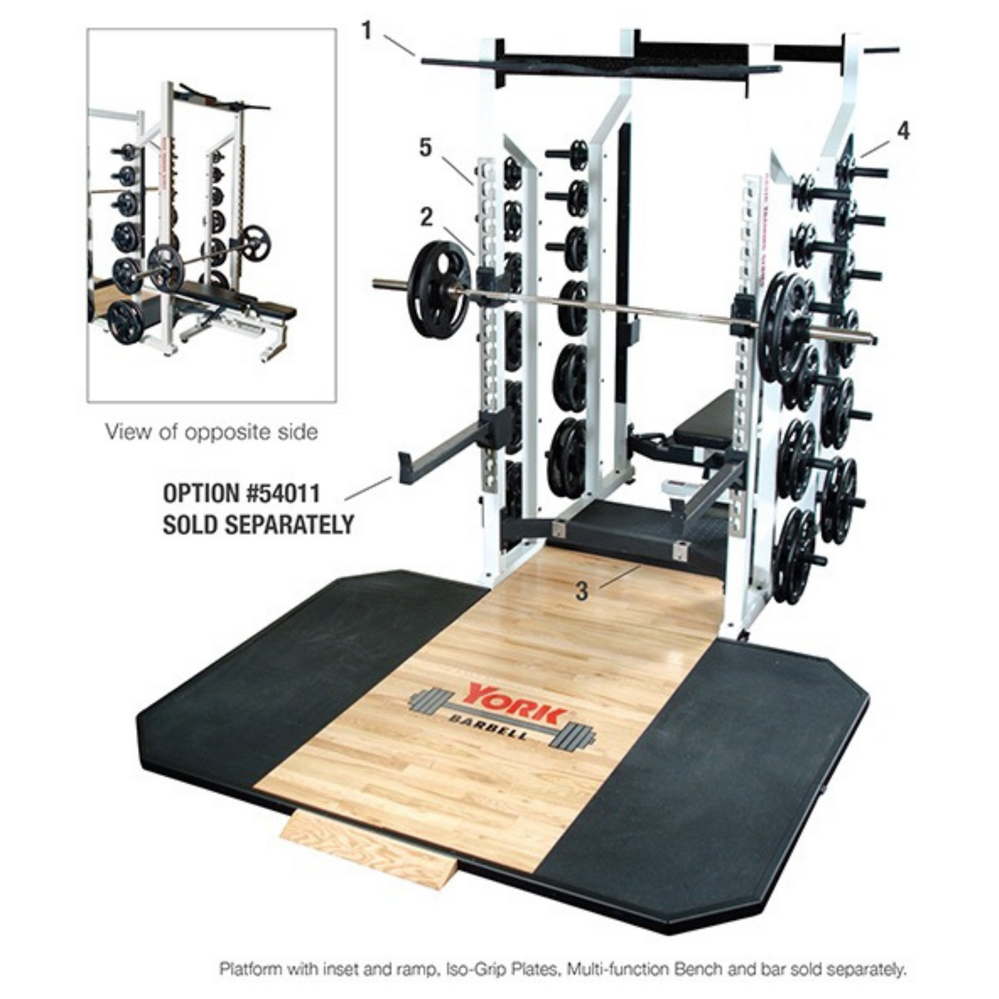 York Barbell STS Double Half Rack