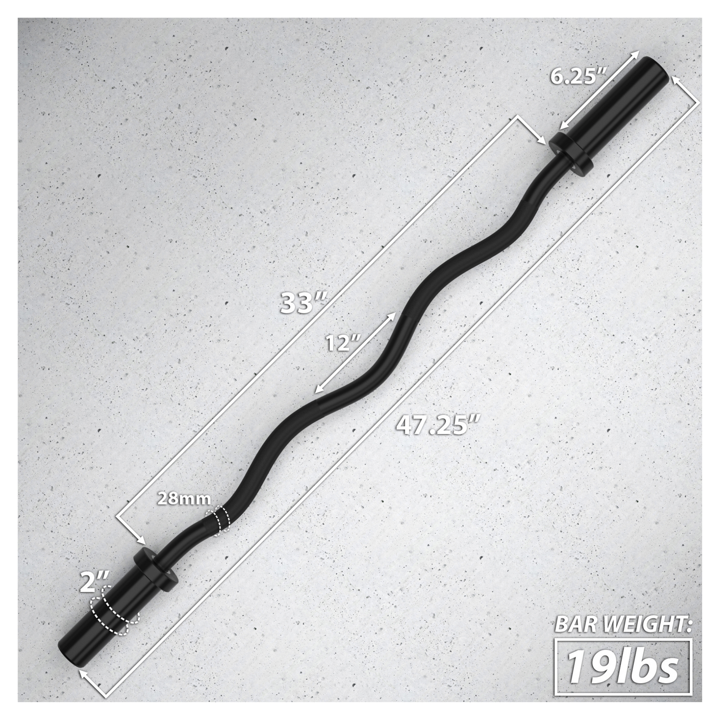 Synergee EZ Curl Bar