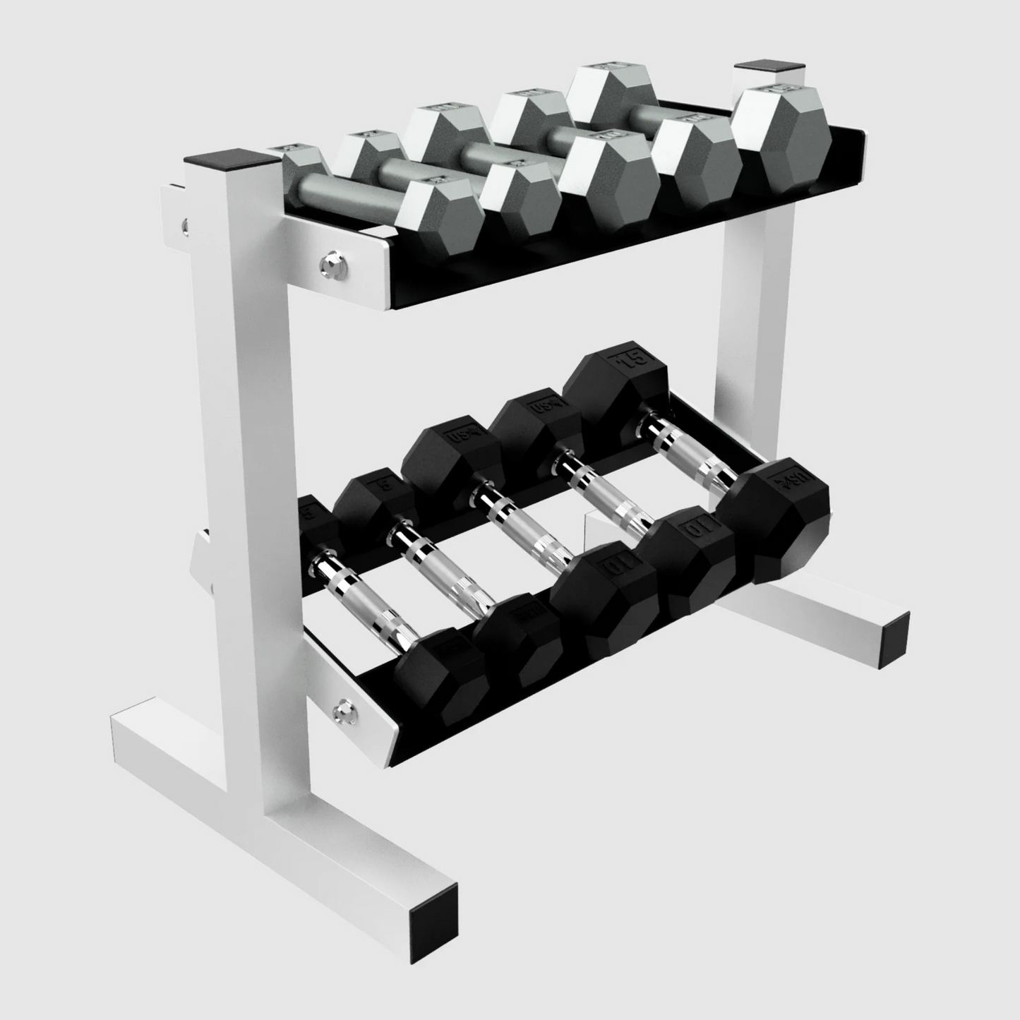 Troy Miniature 2-Tier 5-Pair Dumbbell Rack