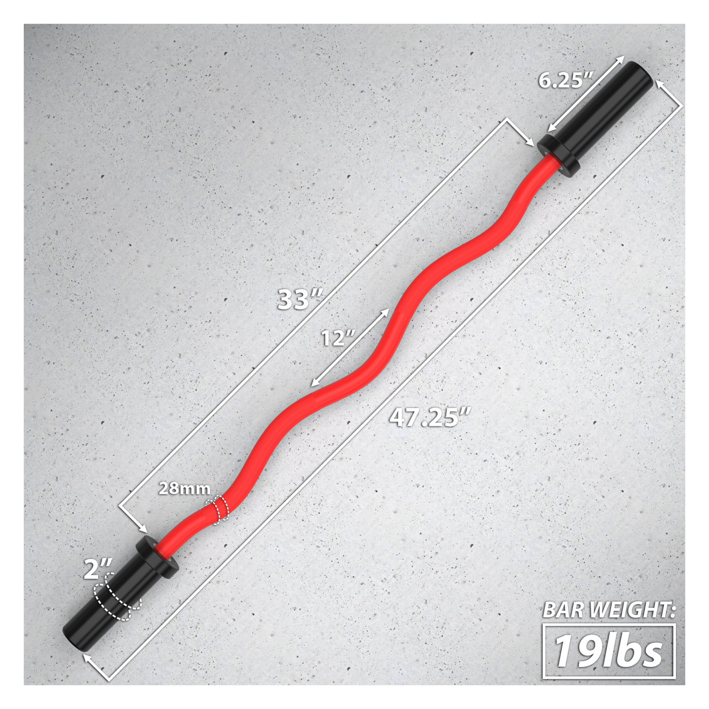 Synergee EZ Curl Bar