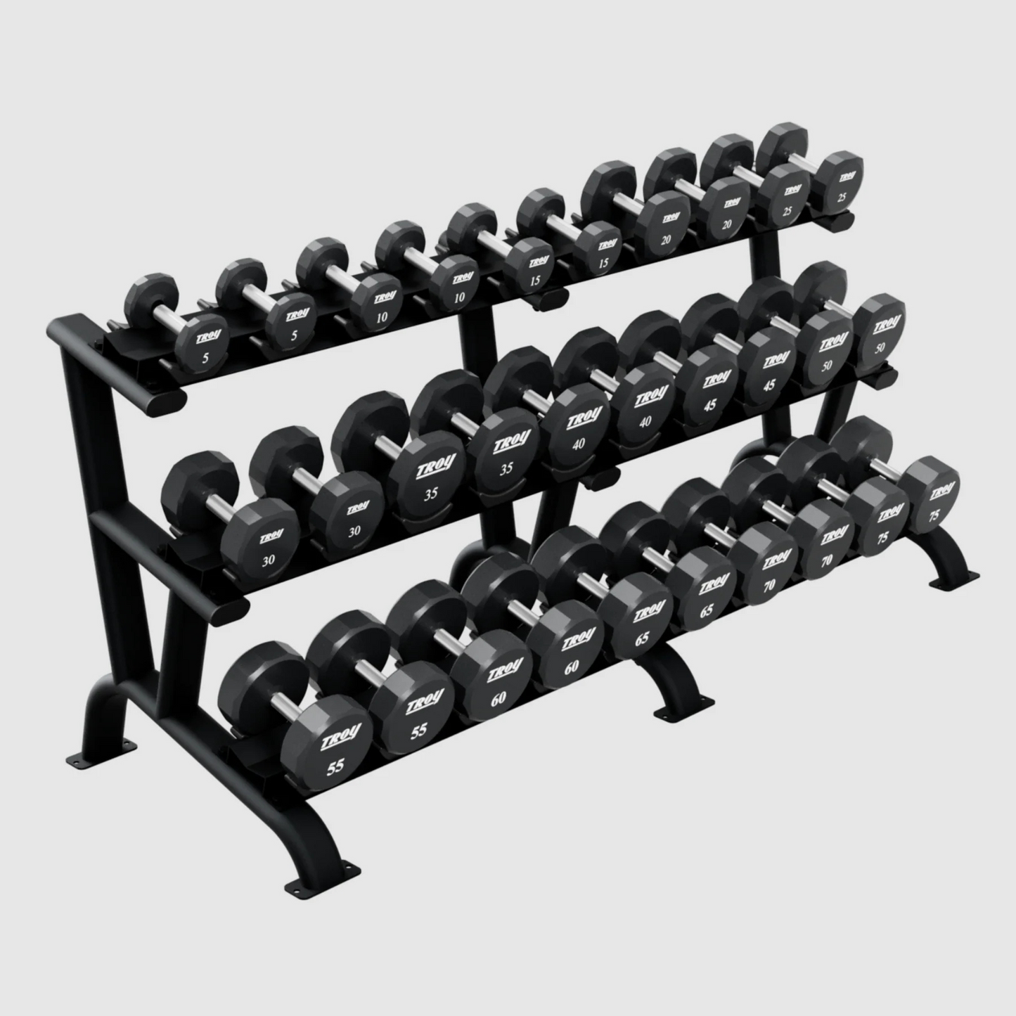 Troy 15-Pair Dumbbell Rack