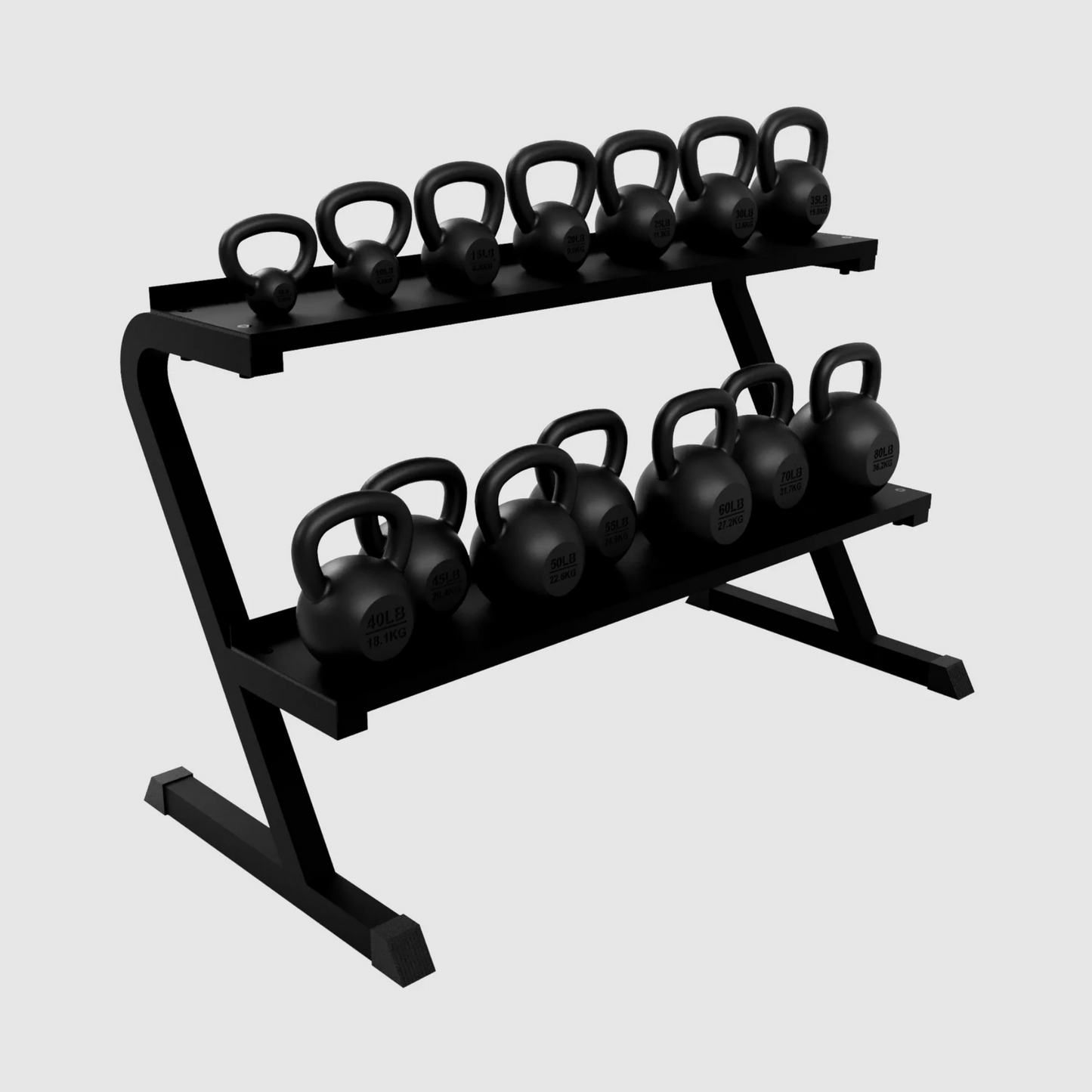Troy 2-Tier Kettlebell Rack