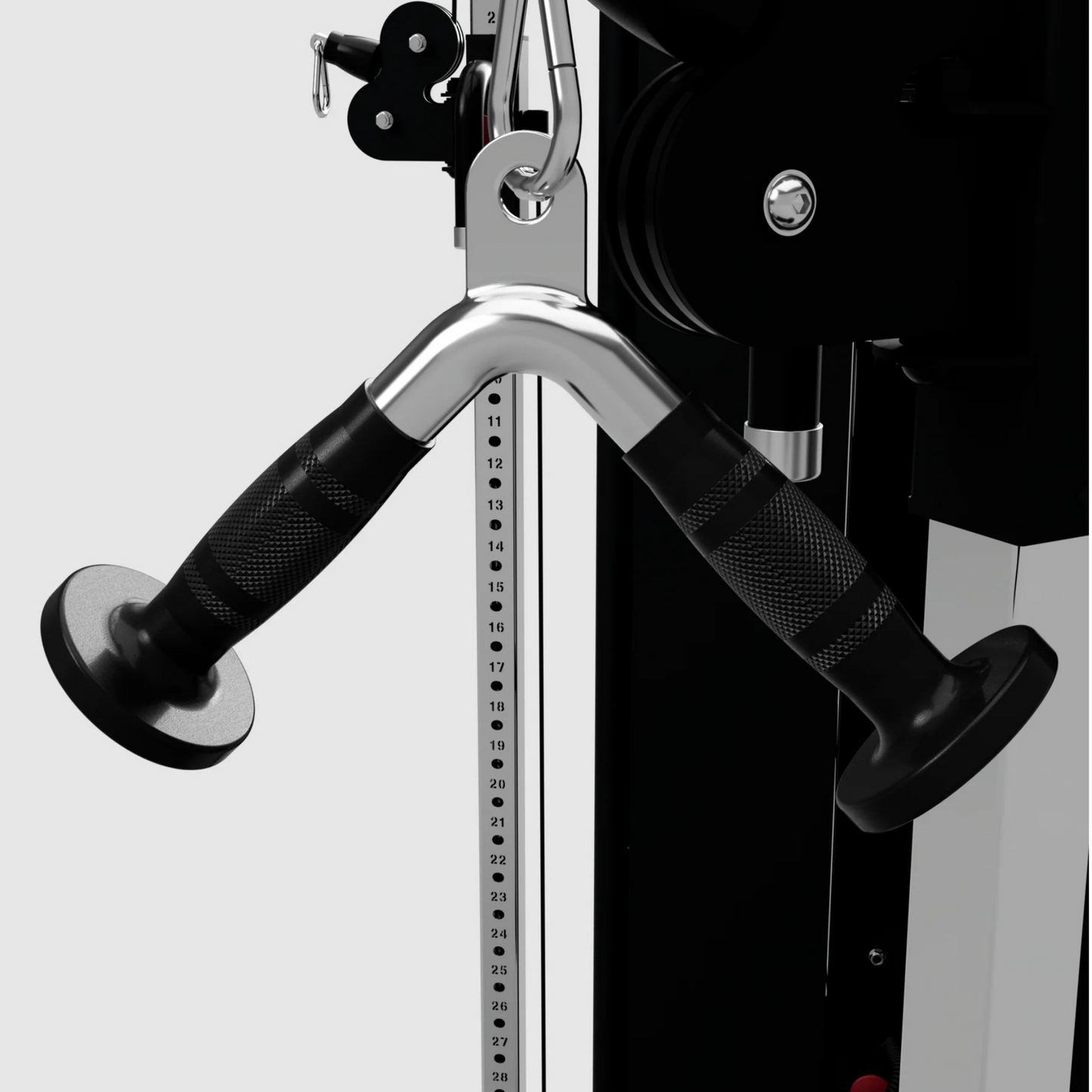 Troy Tricep Press Down V-Bar with Rubber Grips