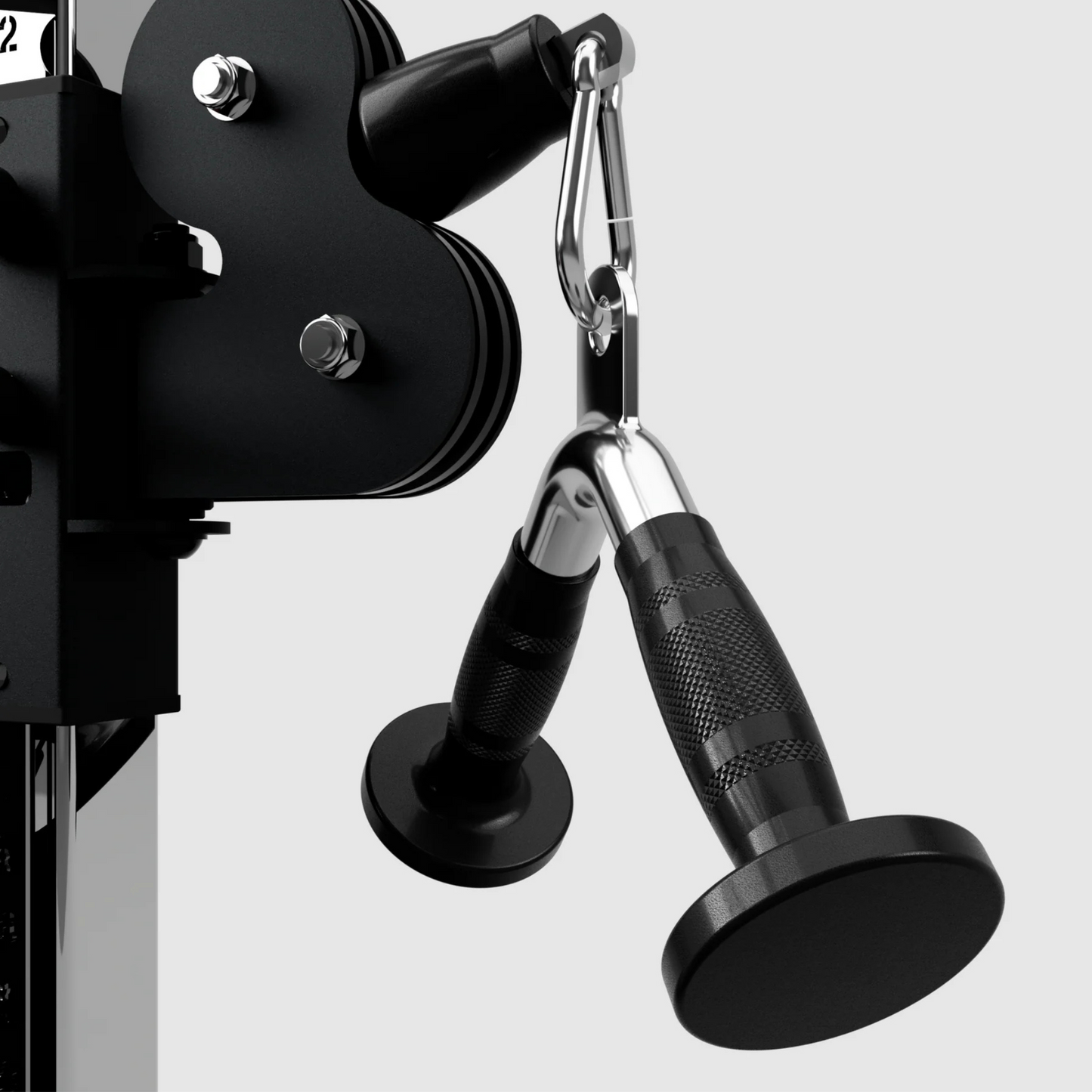 Troy Tricep Press Down V-Bar with Rubber Grips