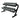 Troy USA Cast Iron Dumbbell 10-Pair Horizontal Rack Pack