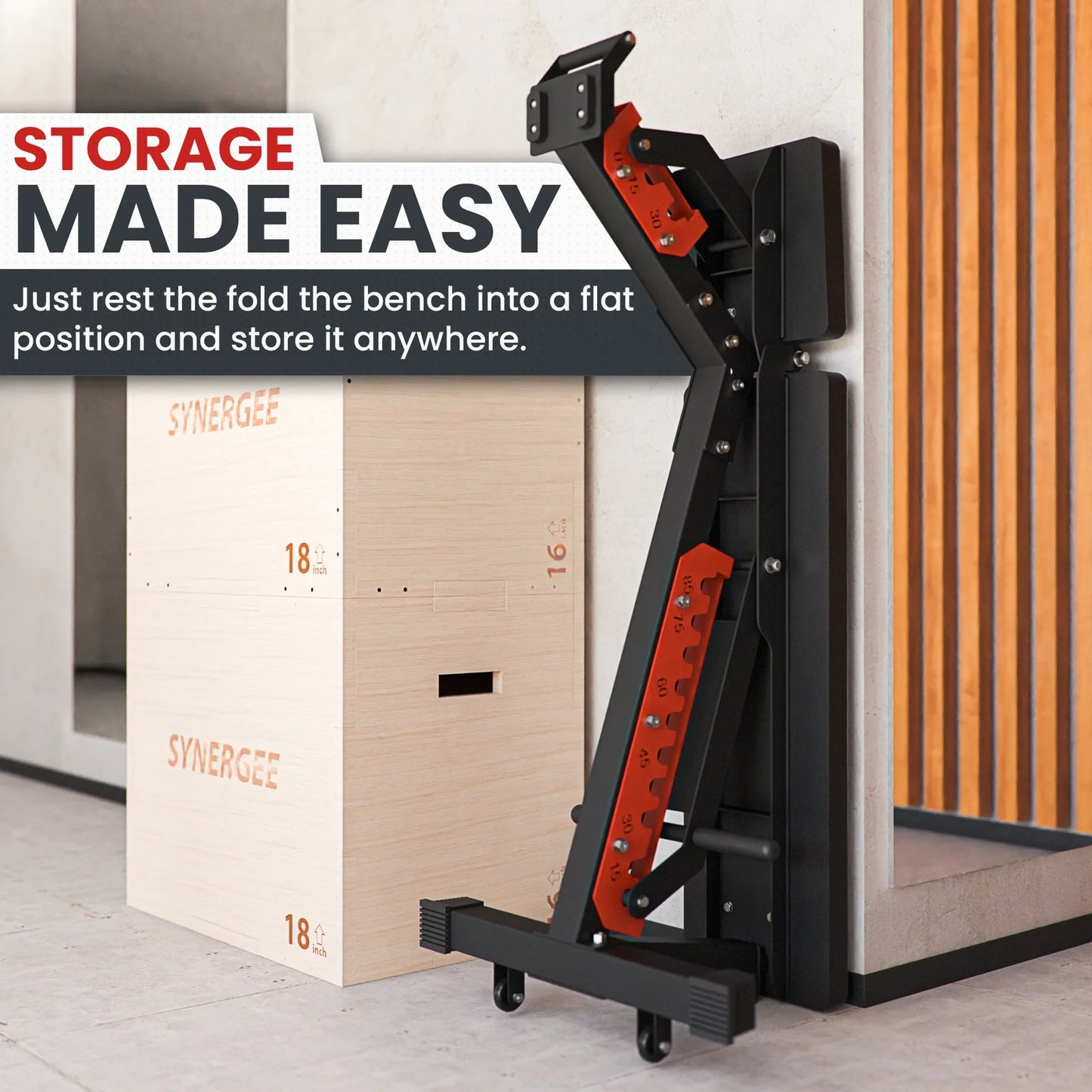 Synergee Adjustable Wing Back Bench