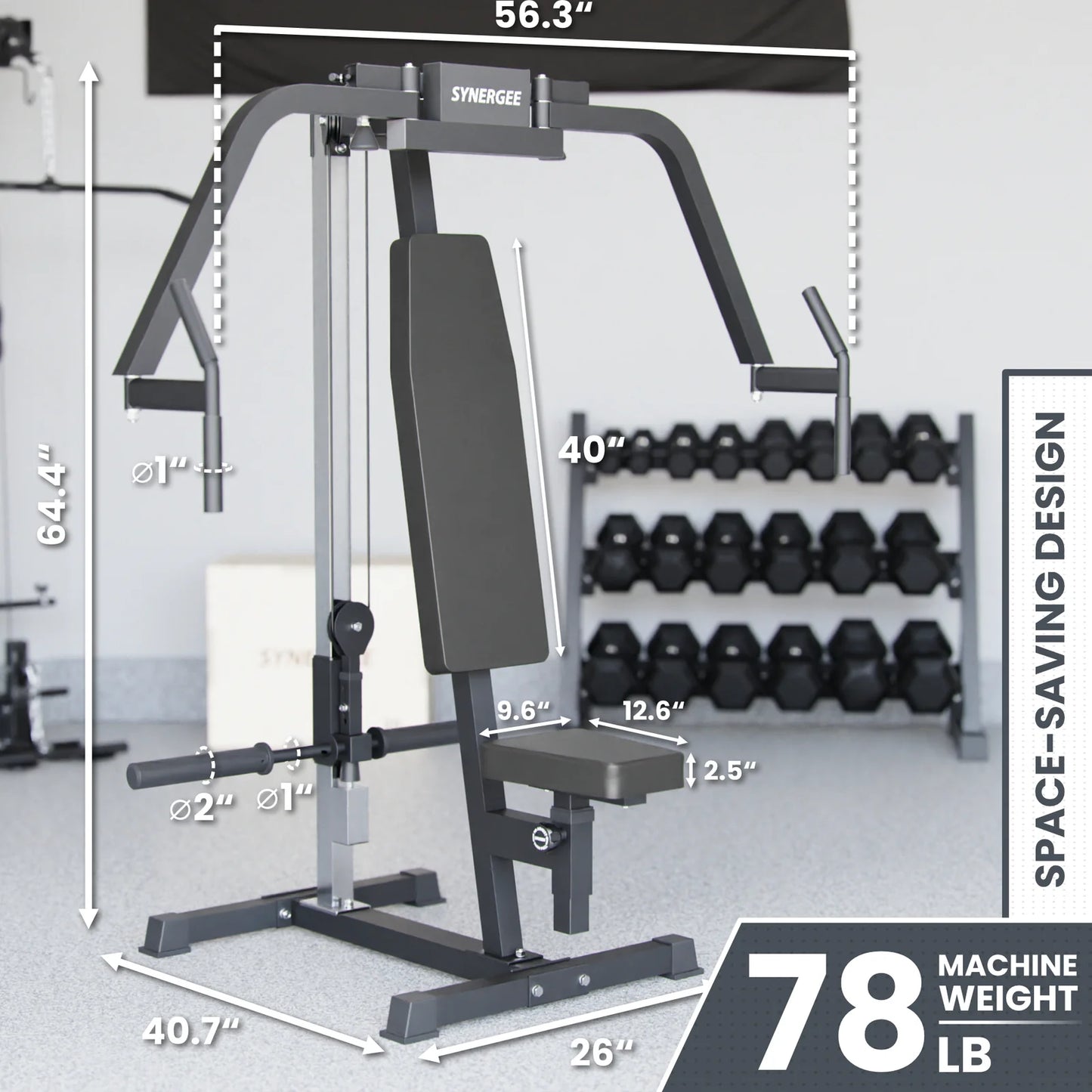 Synergee Chest Fly and Reverse Delt Machine