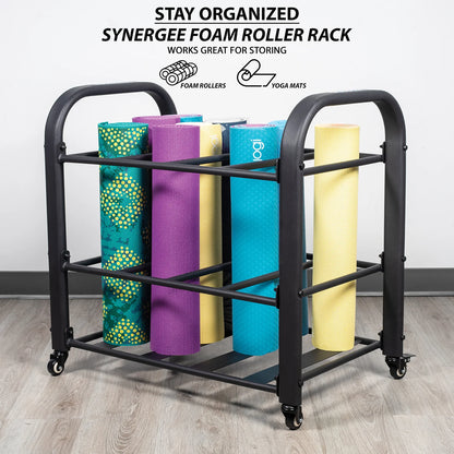 Synergee Yoga Mat Storage Roller Rack