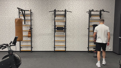 BenchK 733B Wall Bars for Home Gym and Personal Studio