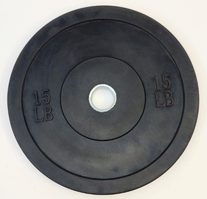TDS Fitness 260 lb Rubber Bumper Plate Set – Black