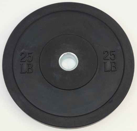 TDS Fitness 260 lb Rubber Bumper Plate Set – Black