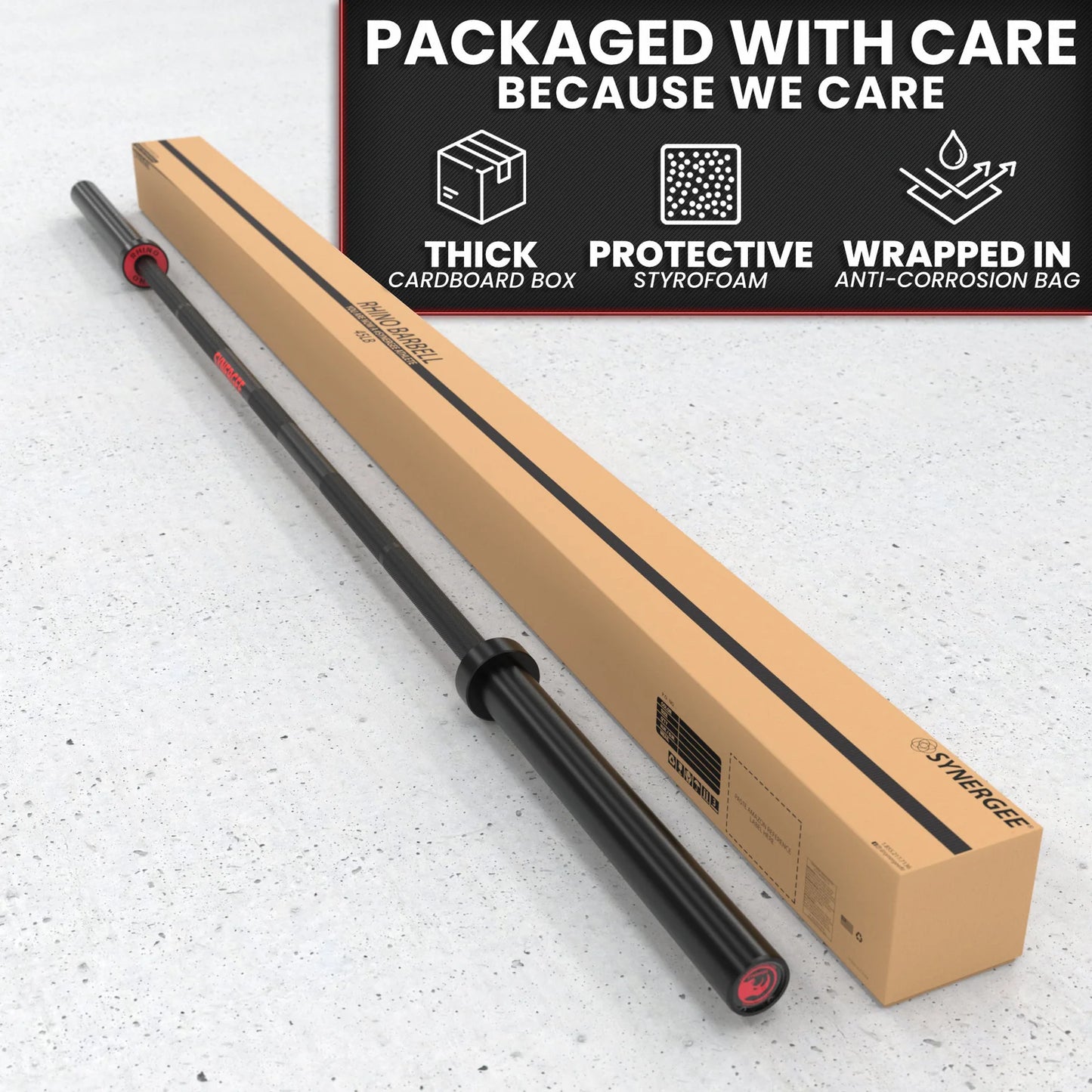 Synergee Rhino Powerlifting Barbell