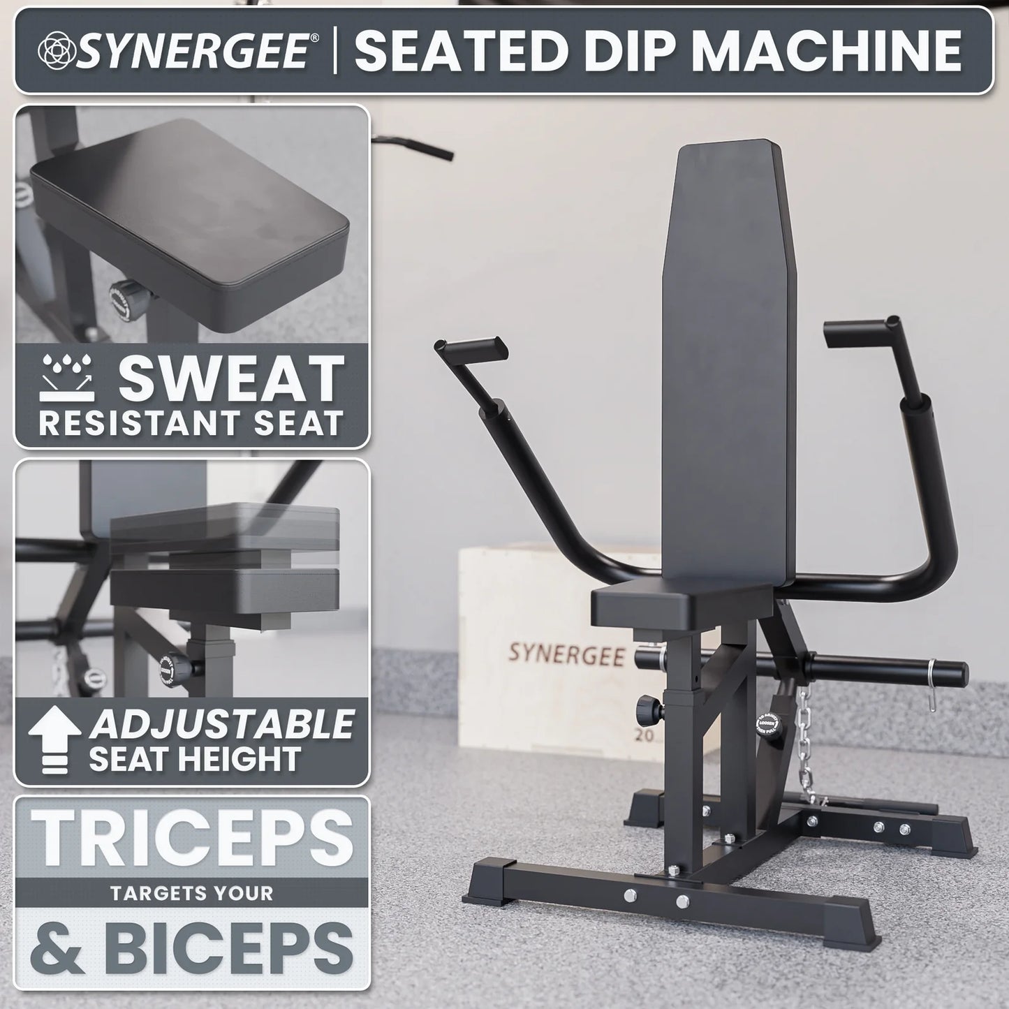 Synergee Seated Dip Machine