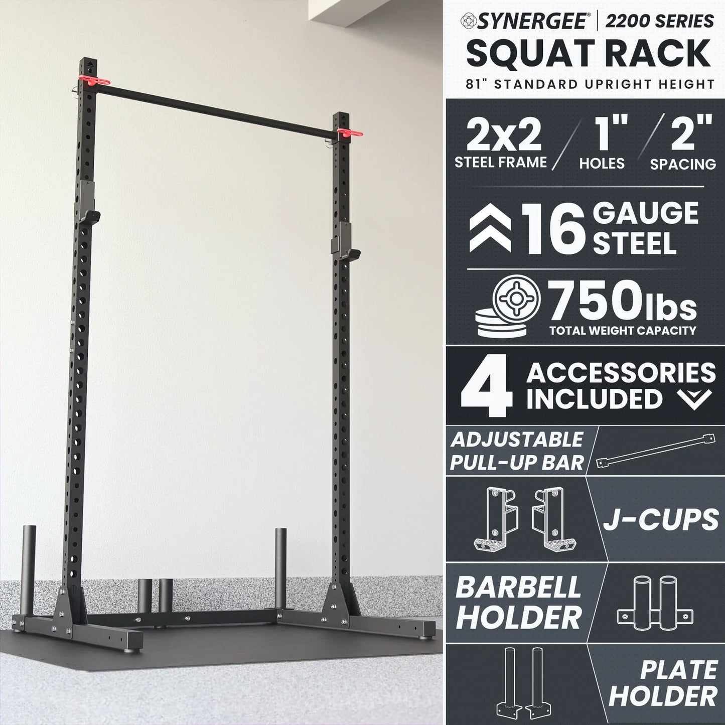 Synergee Squat Rack 2200 Series