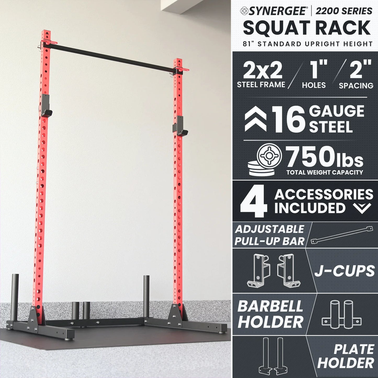 Synergee Squat Rack 2200 Series