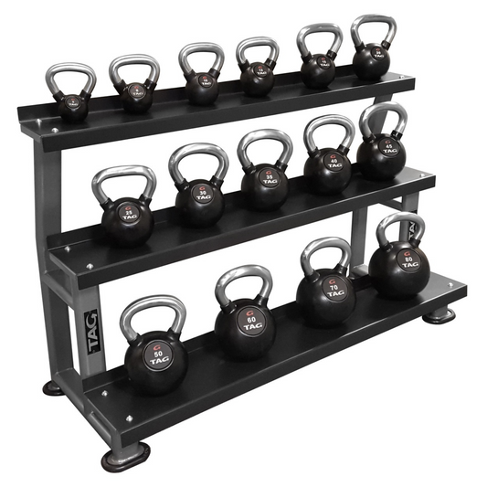 TAG Fitness 3-Tier Kettlebell Rack