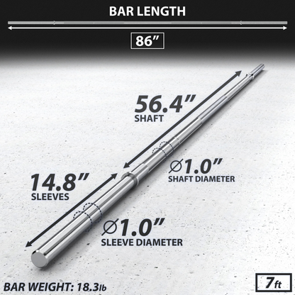 Synergee 1" Barbell