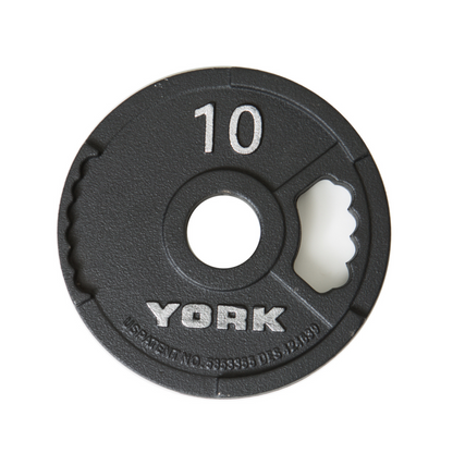 York Barbell 2" G-2 Cast Iron Olympic Weight Plate