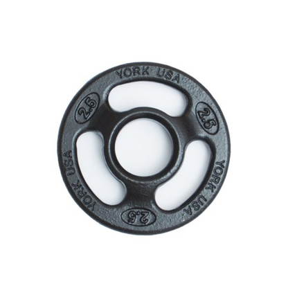 York Barbell 2" Iso-Grip Steel Olympic Plate