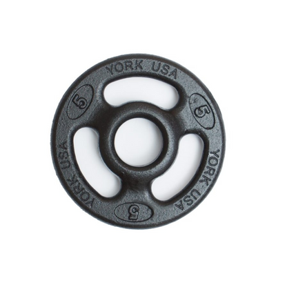 York Barbell 2" Iso-Grip Steel Olympic Plate