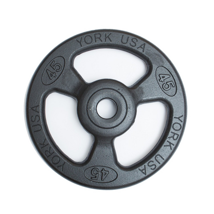 York Barbell 2" Iso-Grip Steel Olympic Plate