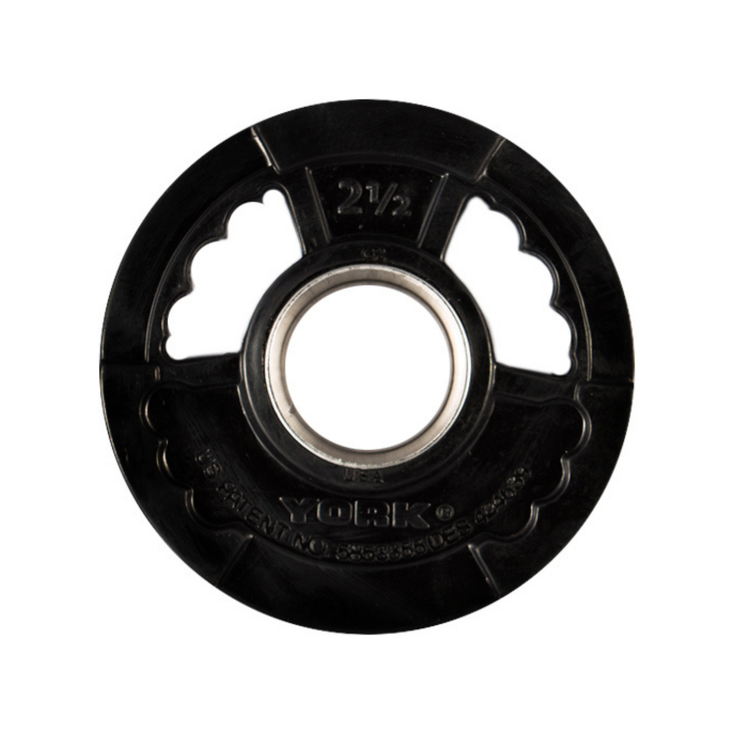 York Barbell 2" G-2 Rubber Olympic Weight Plate