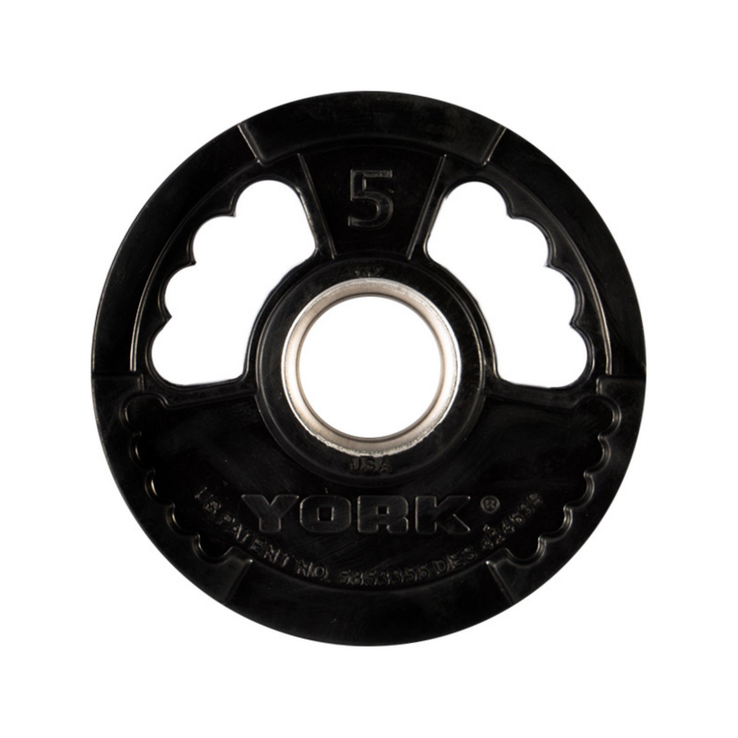 York Barbell 2" G-2 Rubber Olympic Weight Plate