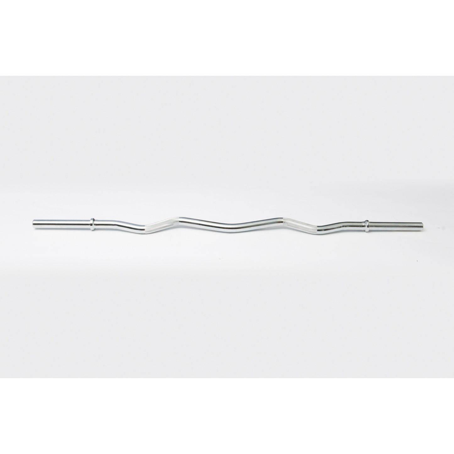 York Barbell Chrome Curl Bar with Fixed Inner Collars
