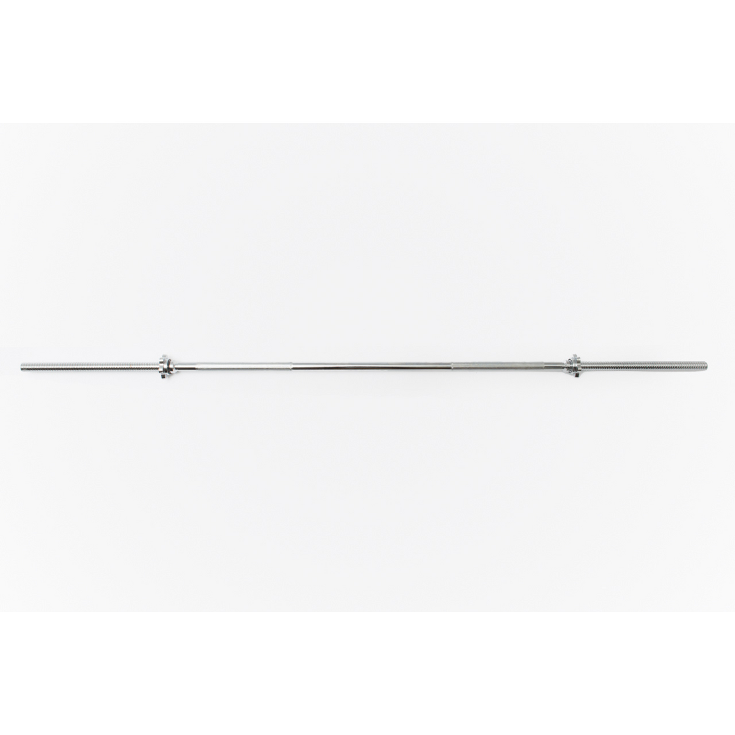 York Barbell Chrome Spin-Lock Weight Bar with Spin-Lock Collars