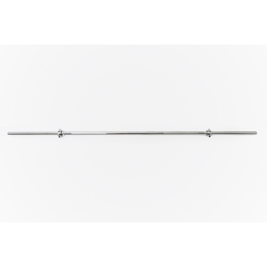 York Barbell Chrome Spin-Lock Weight Bar with Spin-Lock Collars
