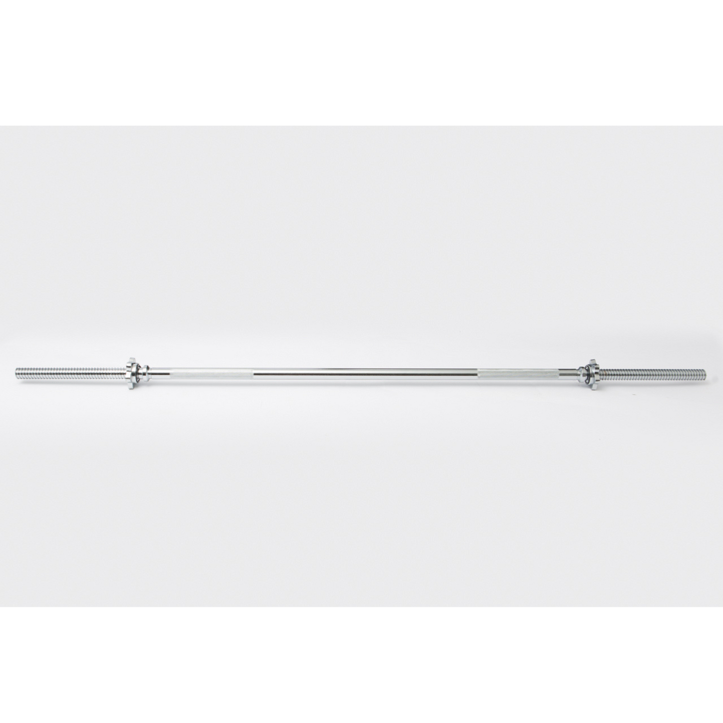 York Barbell Chrome Spin-Lock Weight Bar with Spin-Lock Collars