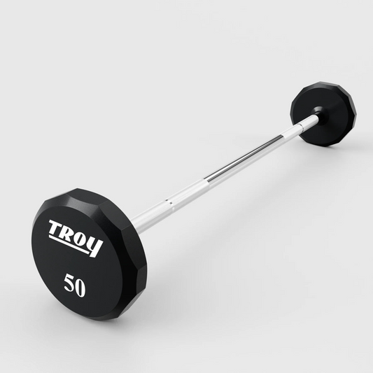 Troy 12-Sided Urethane Straight Barbell