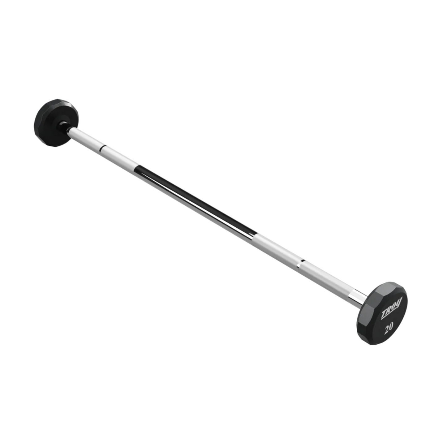 Troy 12-Sided Urethane Straight Barbell