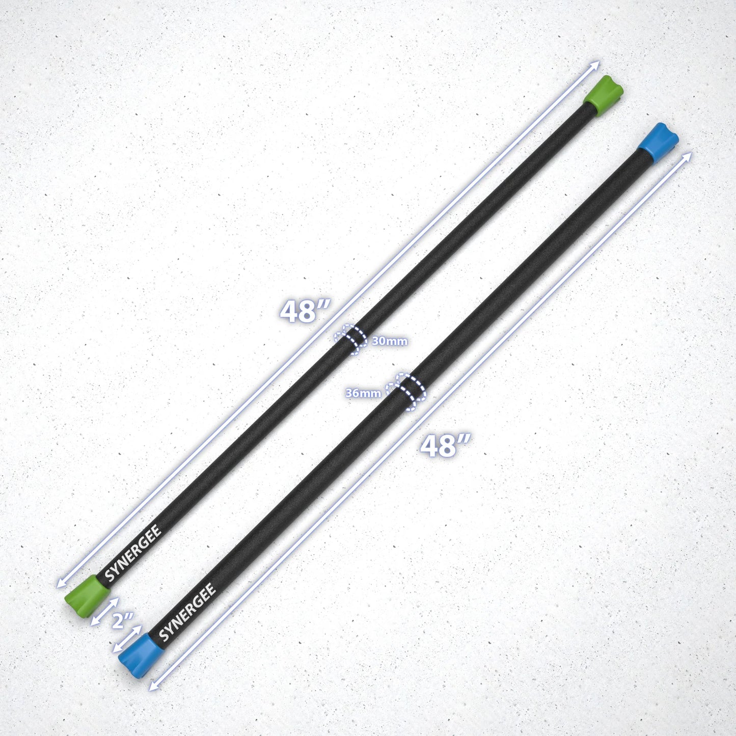 Synergee Weighted Workout Bar Combo Packs